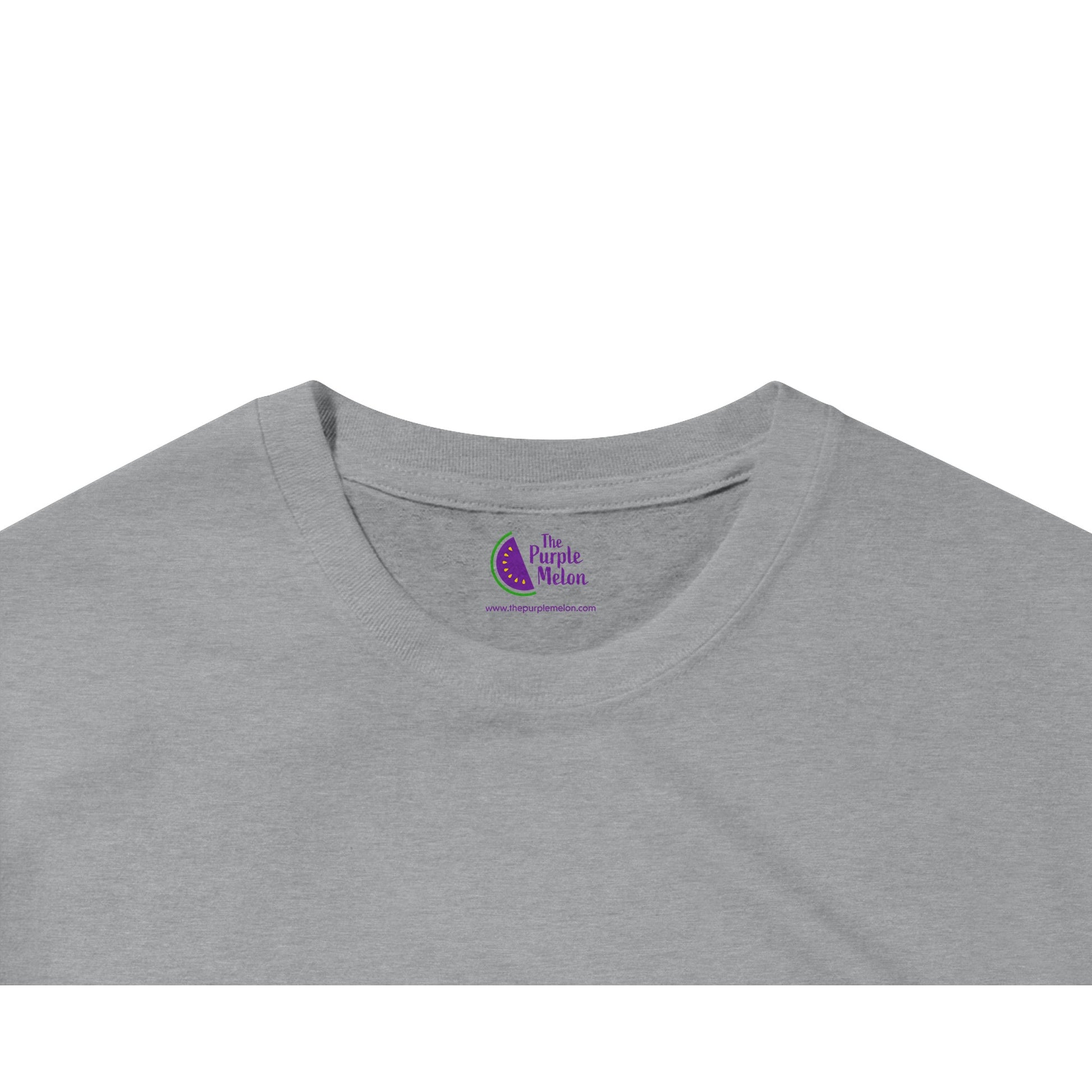 the purple melon neck label