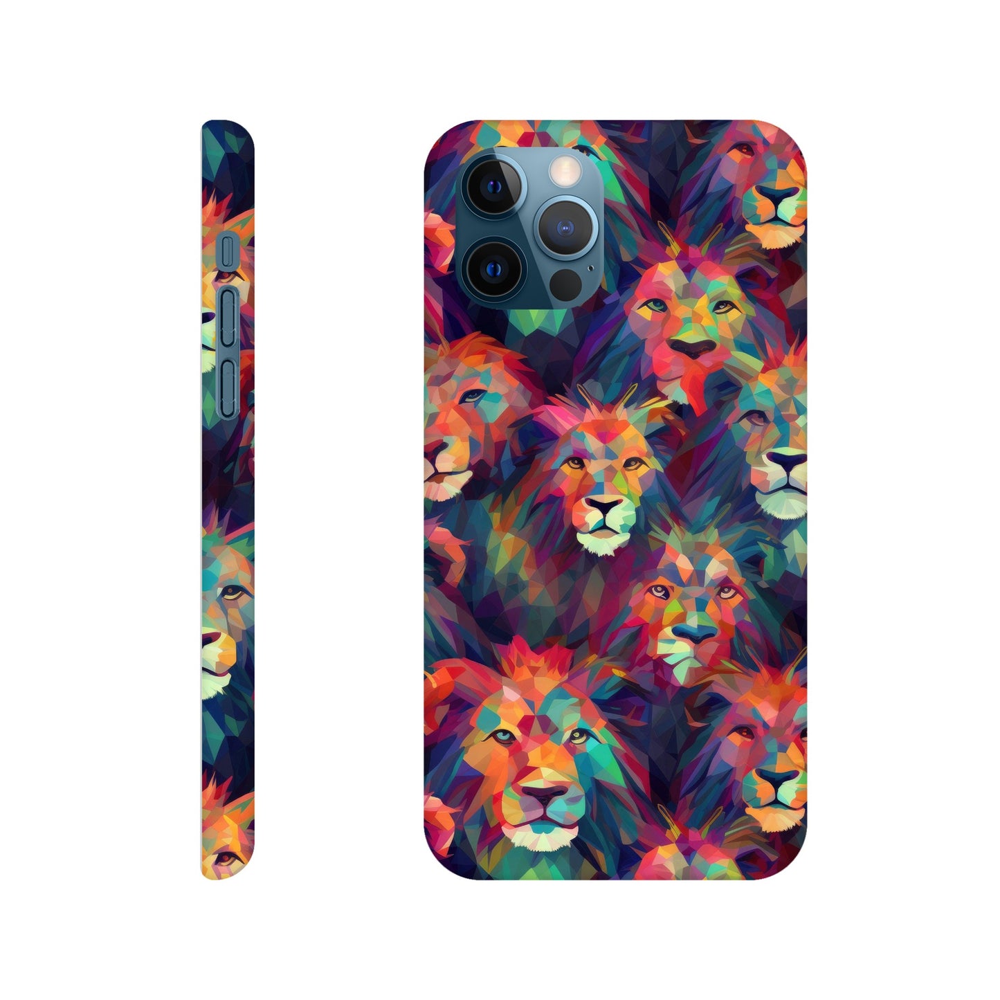 Lion Pattern Slim Phone case