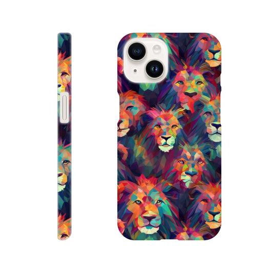 Lion Pattern Slim Phone case