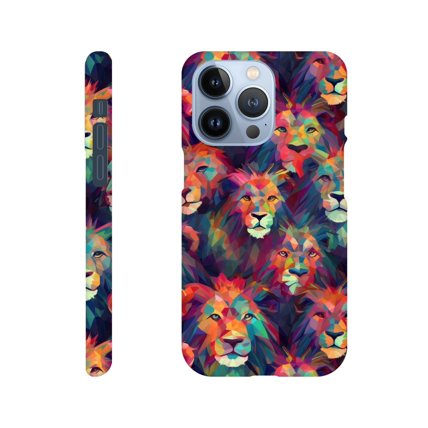 Lion Pattern Slim Phone case