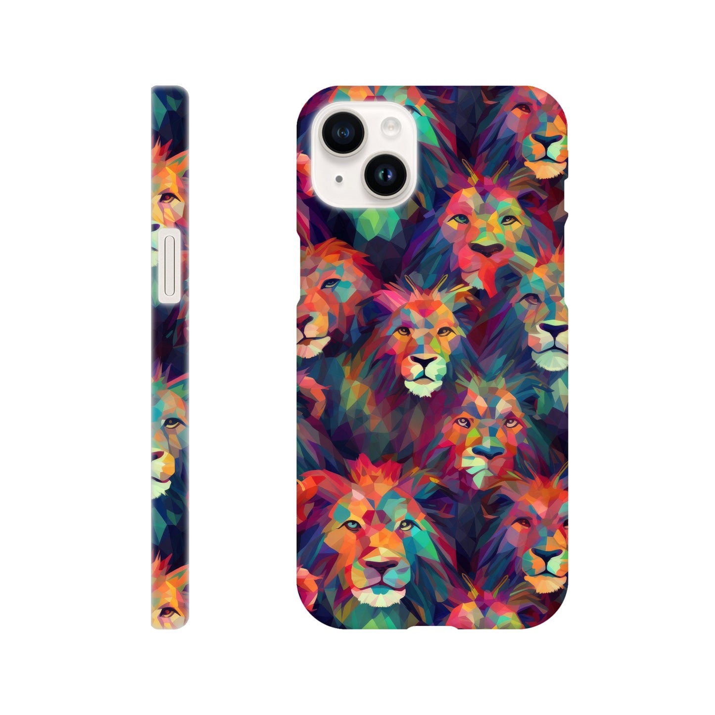 Lion Pattern Slim Phone case