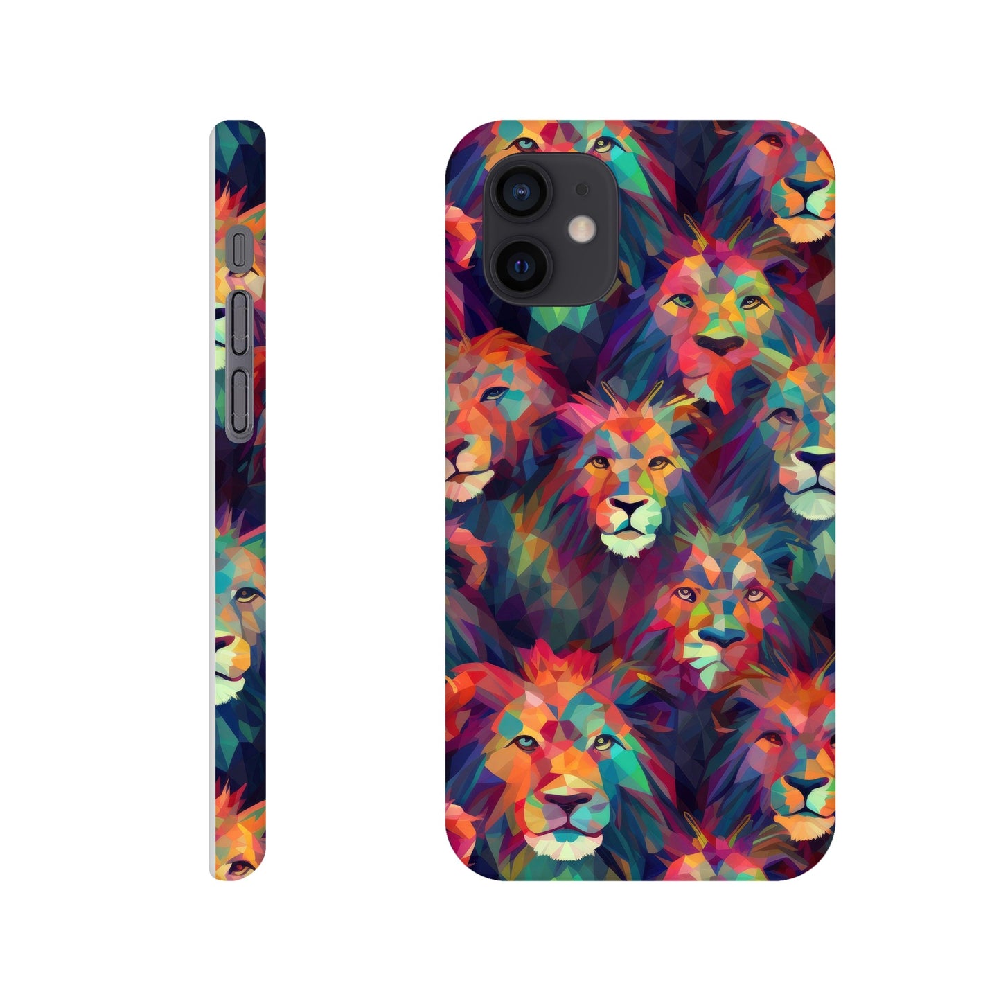 Lion Pattern Slim Phone case