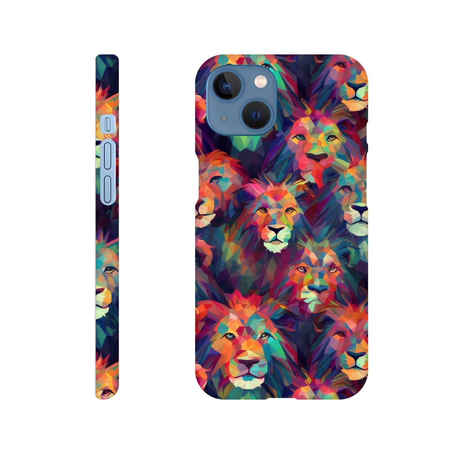 Lion Pattern Slim Phone case