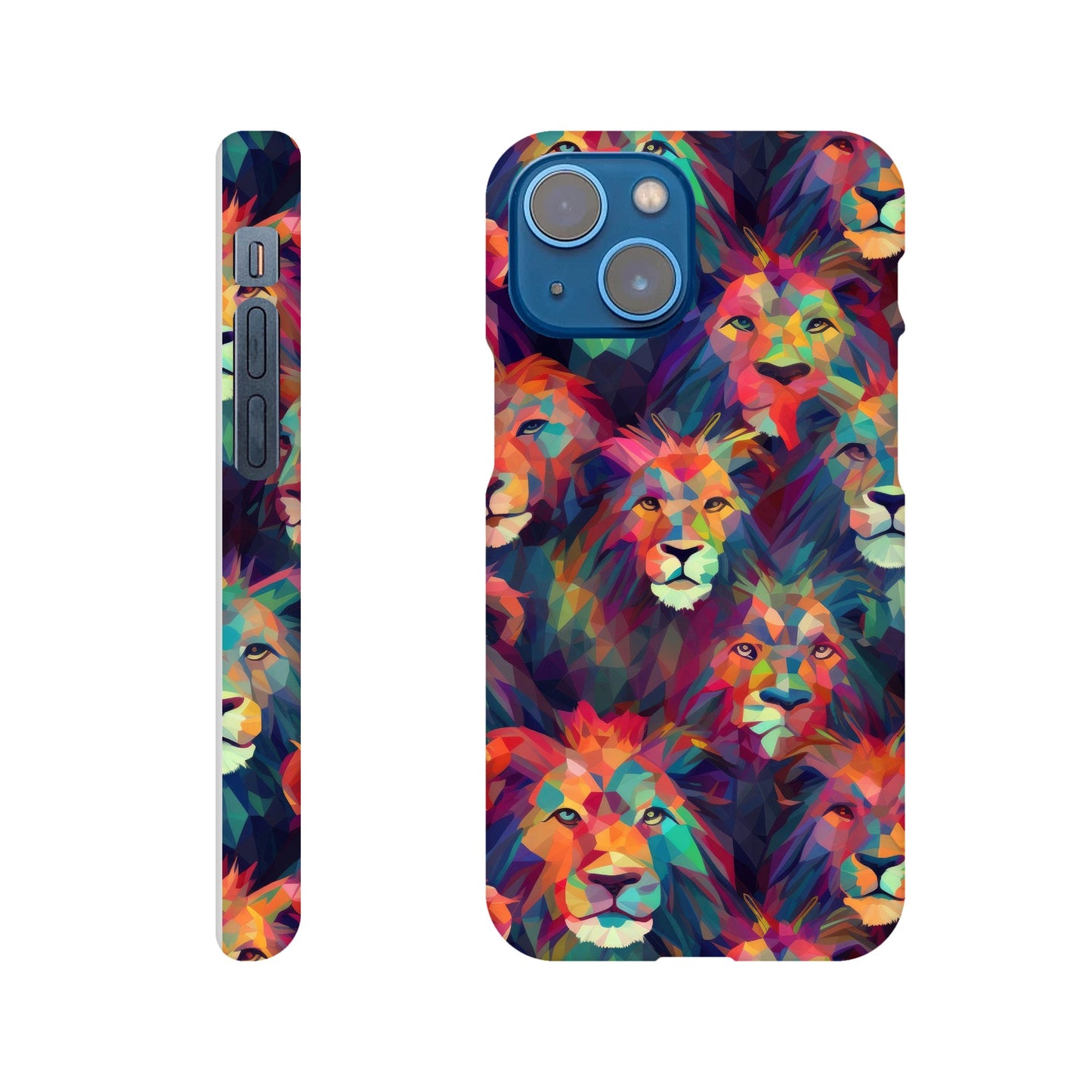 Lion Pattern Slim Phone case