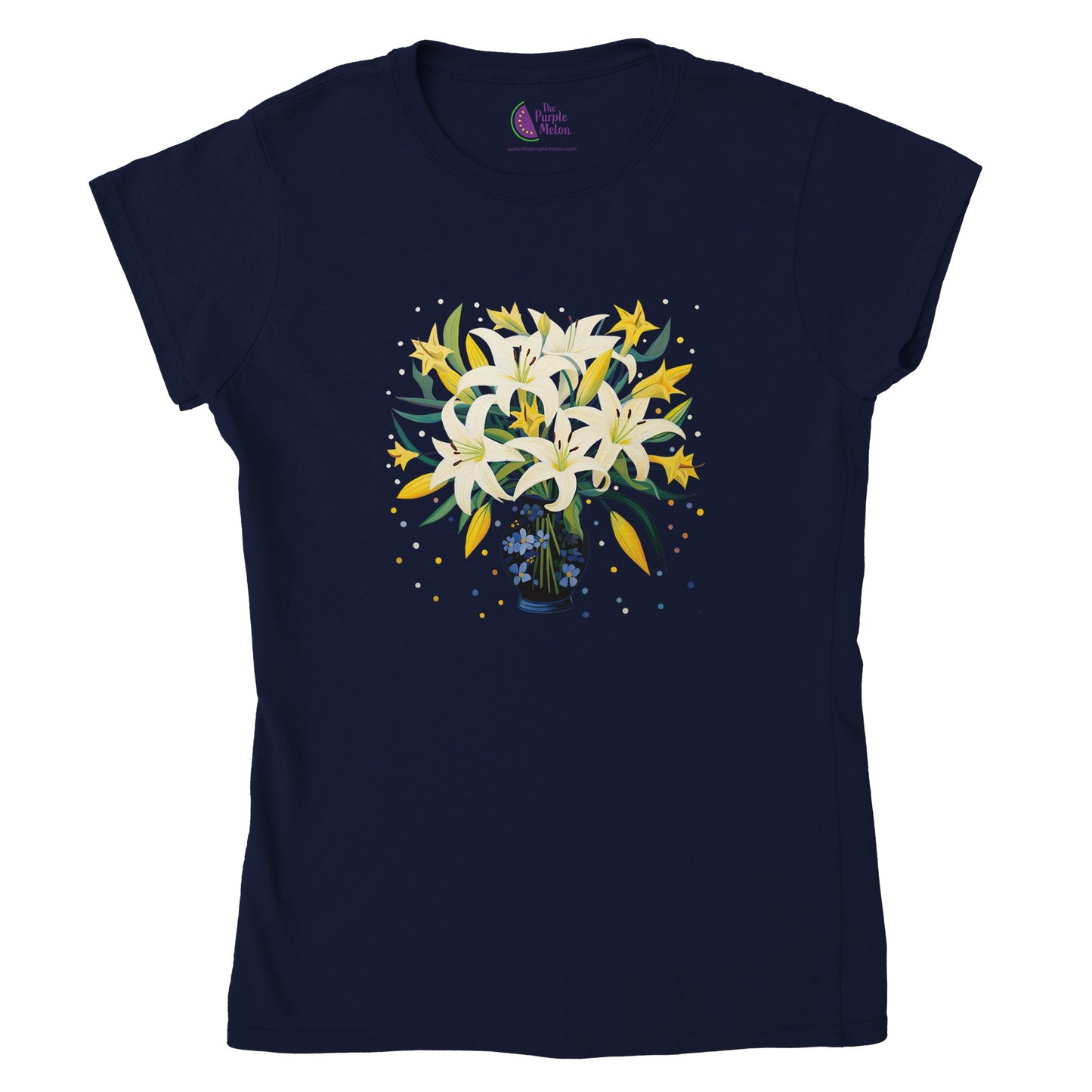 Christmas Lilies Women’s Crewneck T‑Shirt
