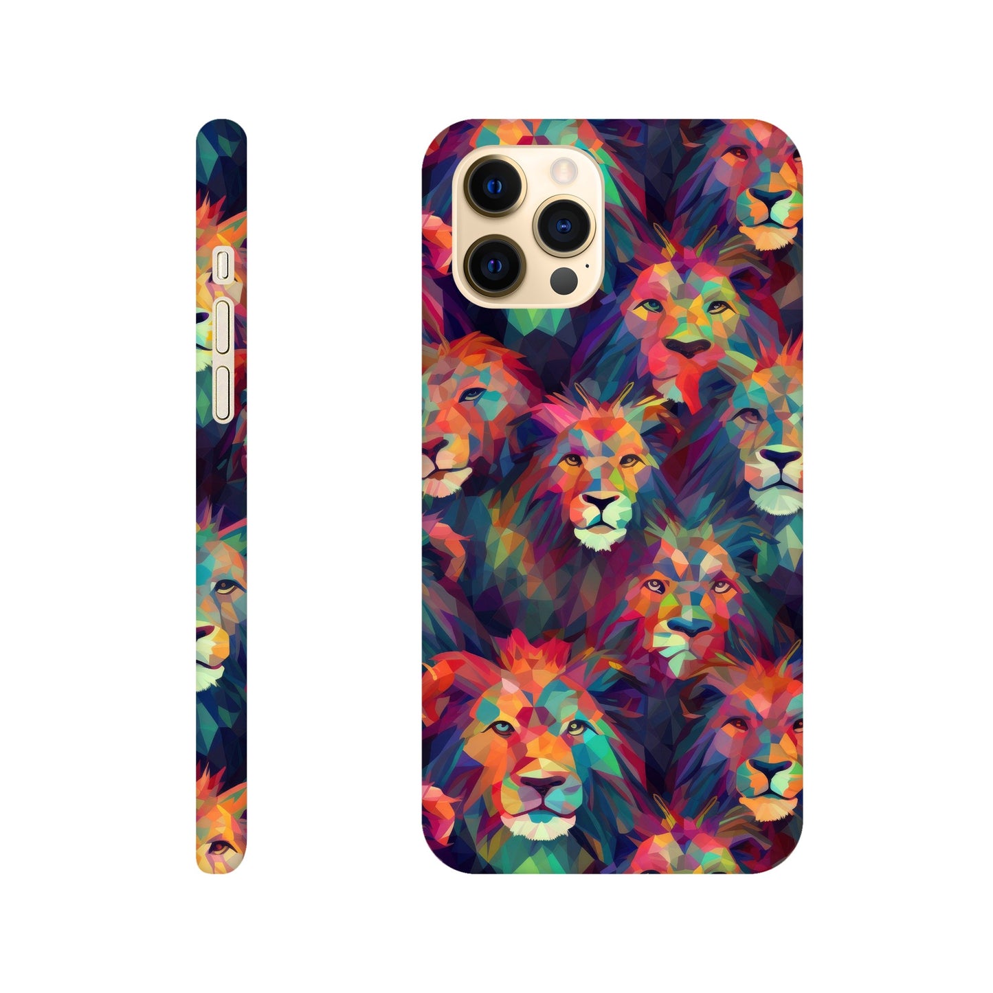 Lion Pattern Slim Phone case
