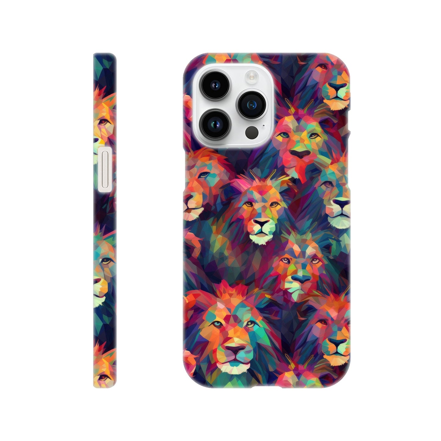 Lion Pattern Slim Phone case