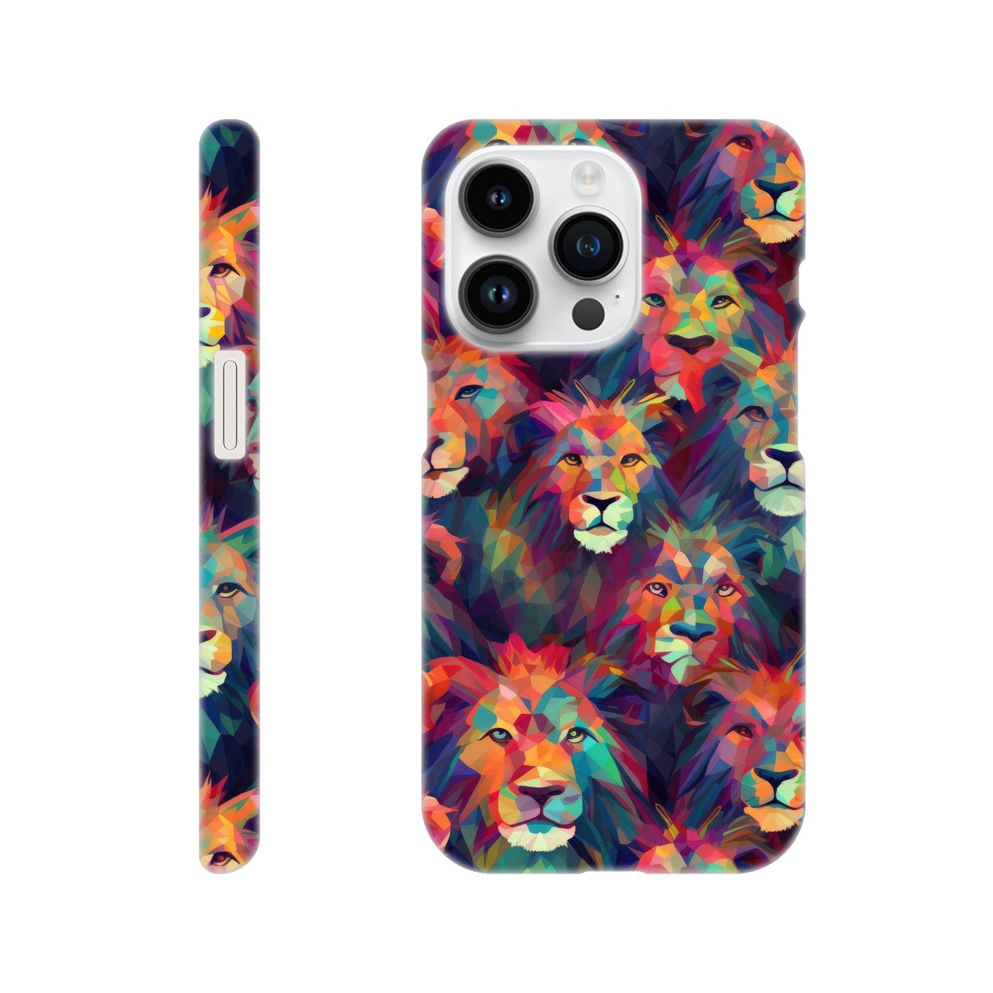 Lion Pattern Slim Phone case