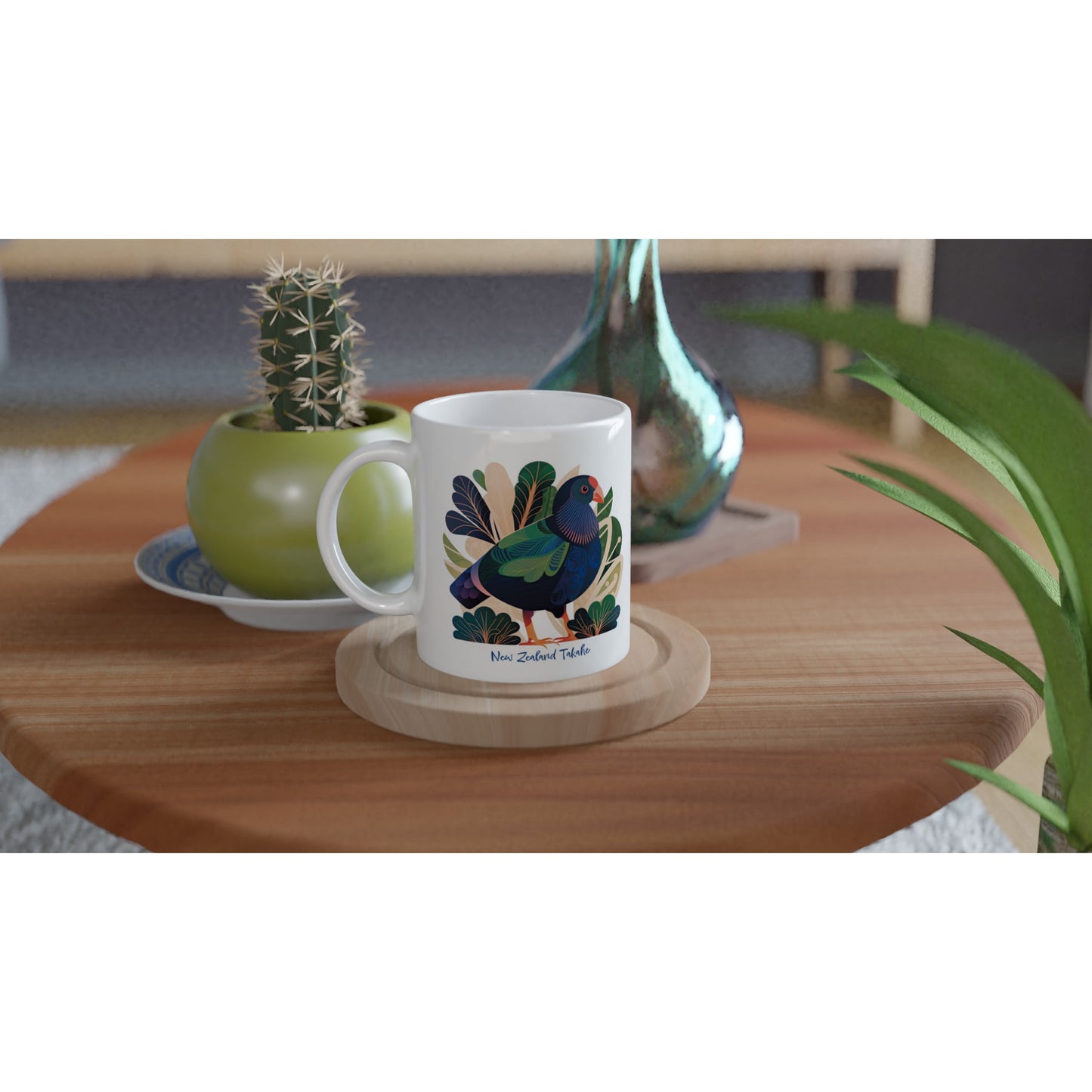 New Zealand Takahe Bird 11oz Ceramic Mug: A Captivating Tribute to Nature's Finest