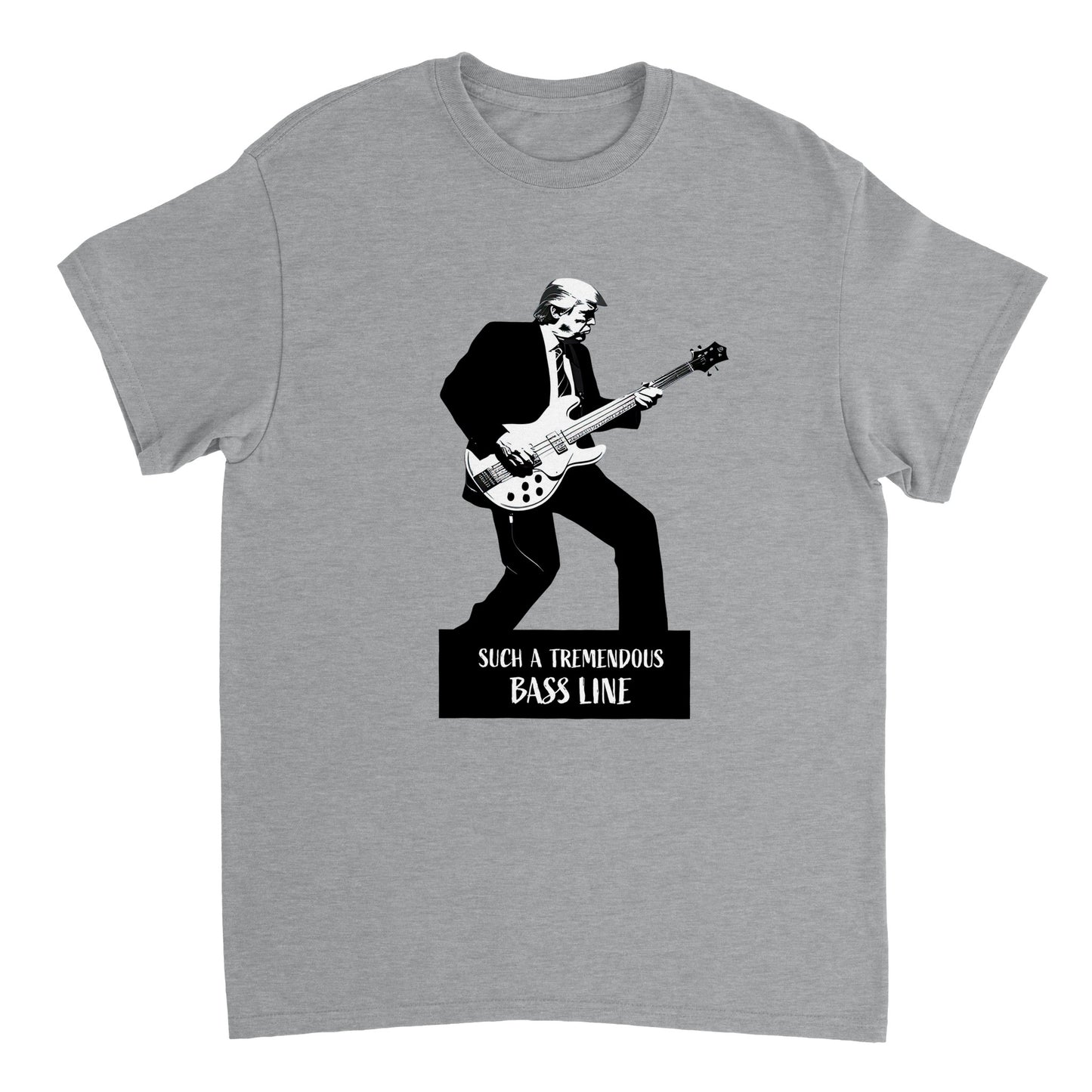 Such a Tremendous Bass Line Trump Heavyweight Unisex Crewneck T-shirt