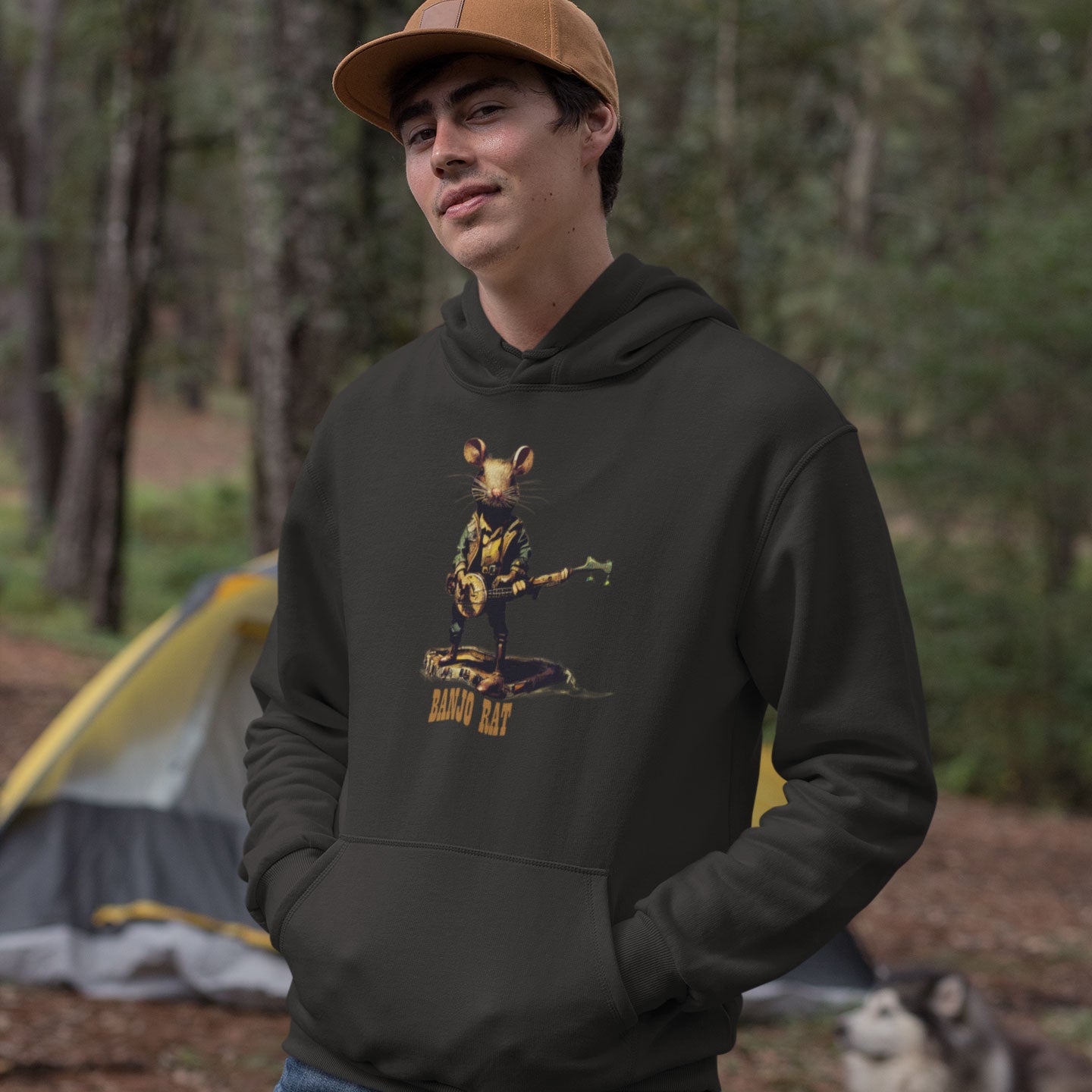 Banjo Rat Premium Unisex Pullover Hoodie