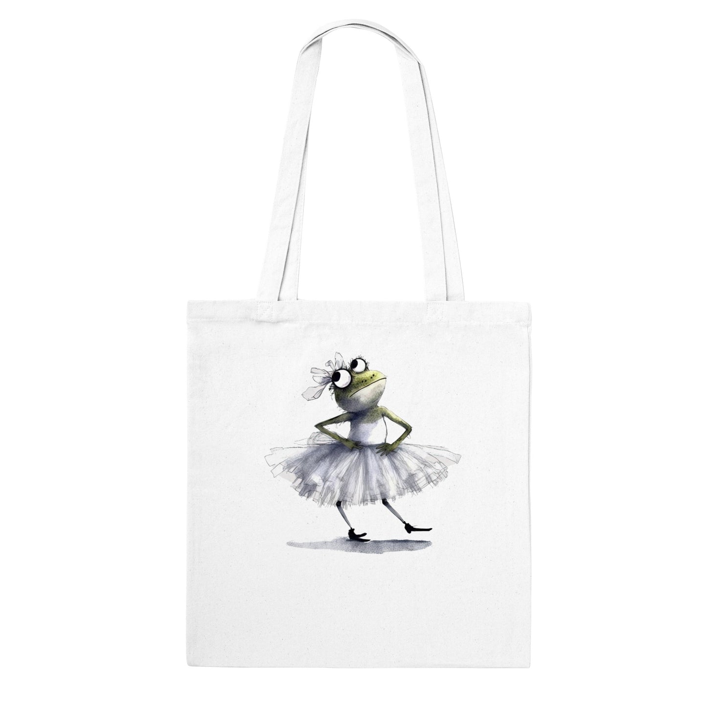 Frog in a Tutu Ballet Dancer Classic Tote Bag