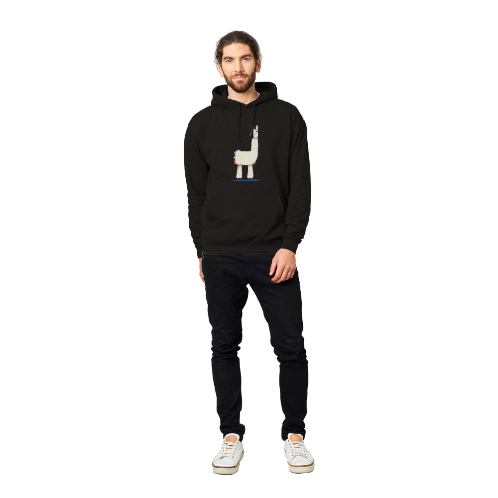 Cute Llama Premium Unisex Pullover Hoodie