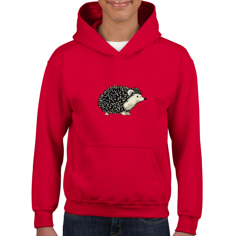 Cute Hedgehog Classic Kids Pullover Hoodie