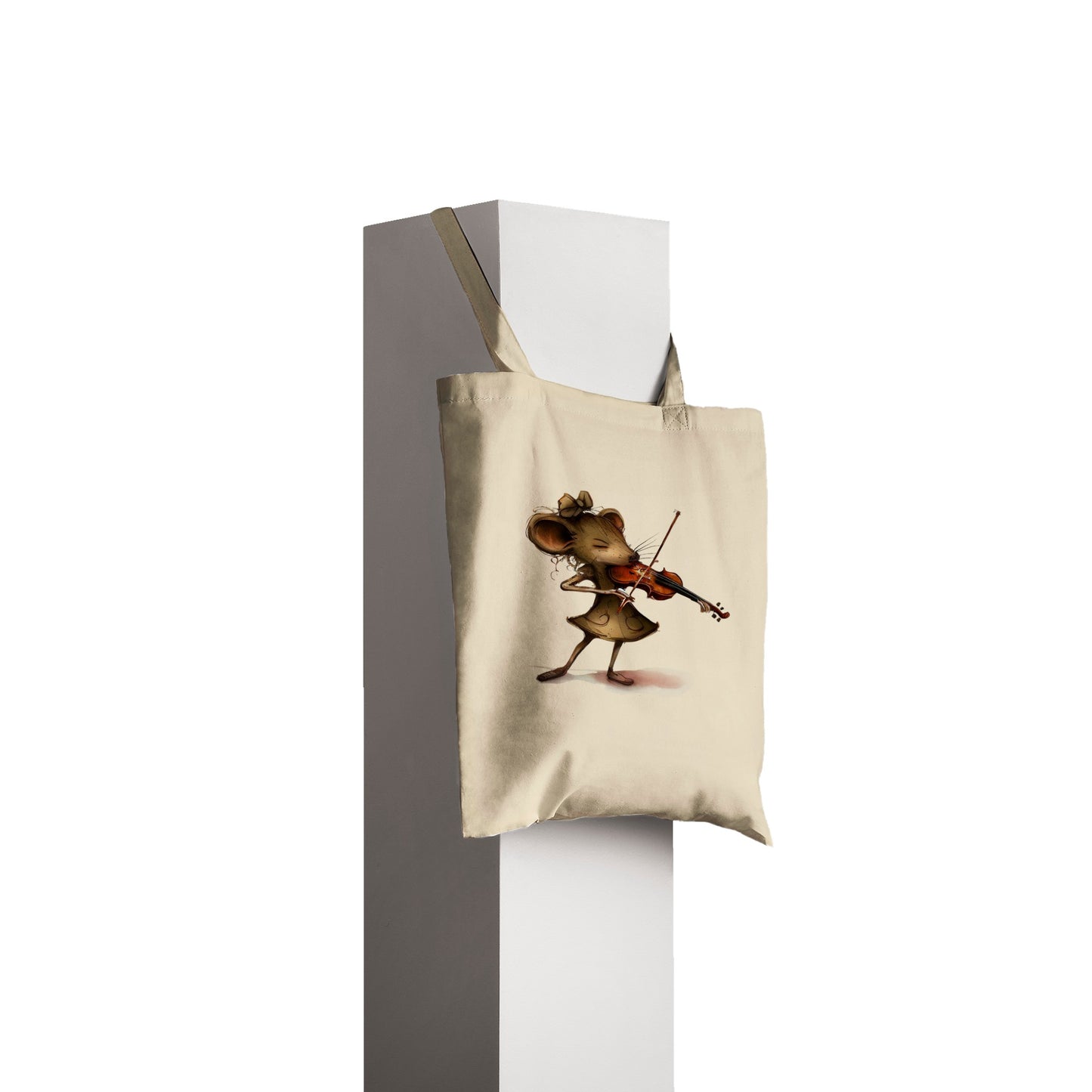 Mouse Playing a Violin Classic Tote Bag