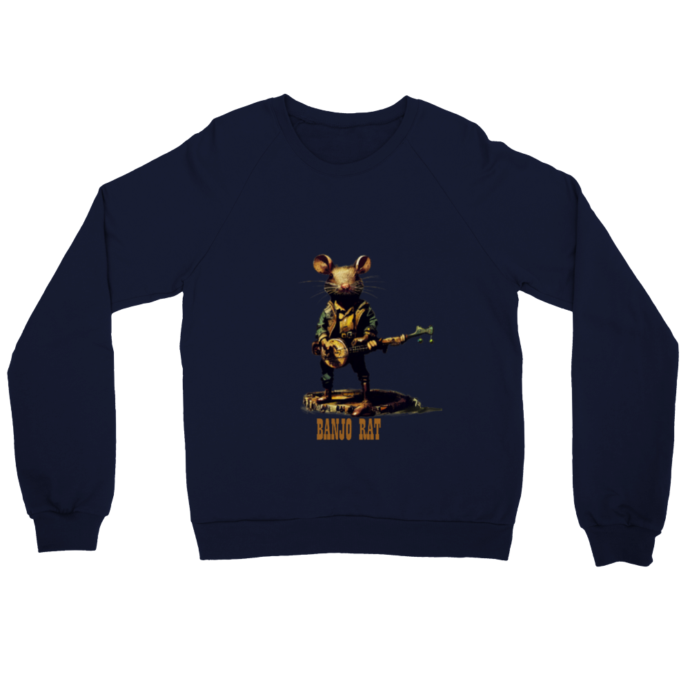 Banjo Rat Premium Unisex Crewneck Sweatshirt