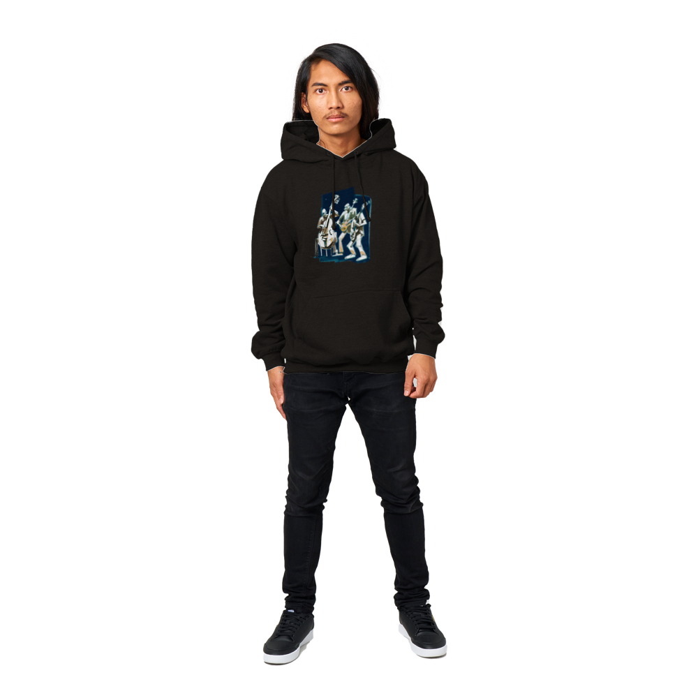 Abstract Jazz Trio Premium Unisex Pullover Hoodie