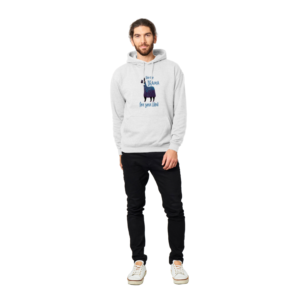 Save the Drama For Your Llama Premium Unisex Pullover Hoodie