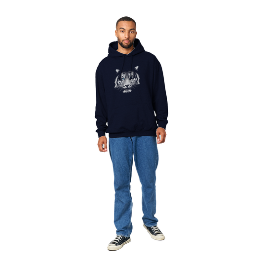 Tiger Print Premium Unisex Pullover Hoodie