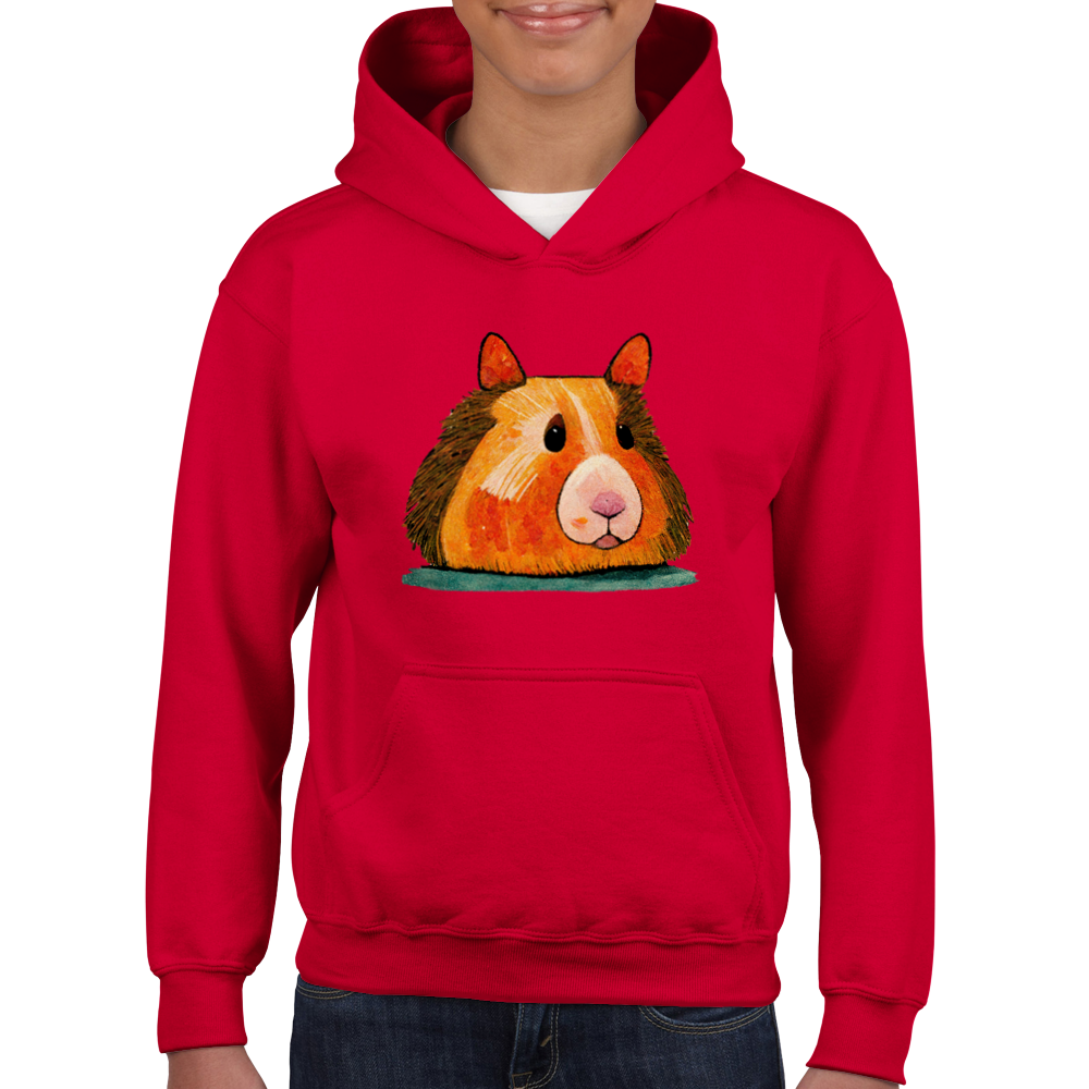 Cute Guinea Pig Classic Kids Pullover Hoodie