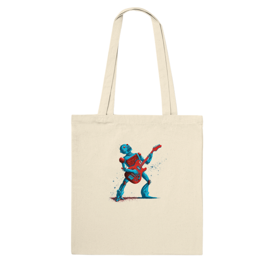 Robot Playing Guitar Classic Tote Bag