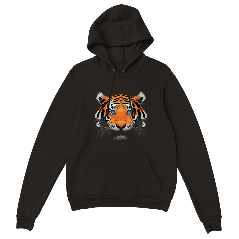 Tiger Print Premium Unisex Pullover Hoodie