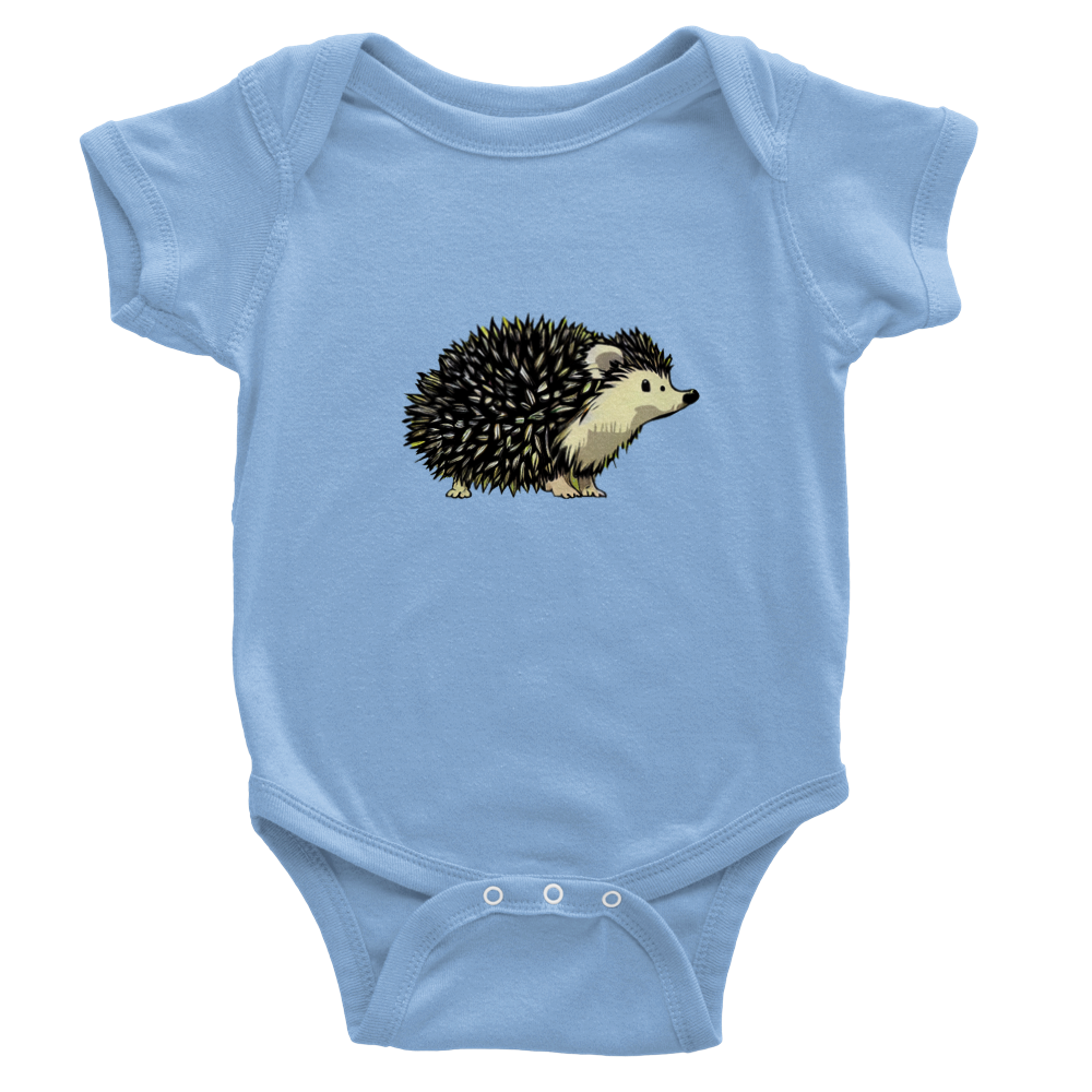 Cute Hedgehog Classic Baby Short Sleeve Onesies