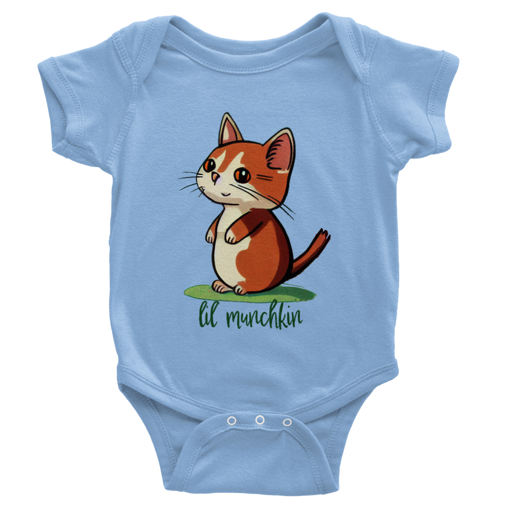 Lil Munchkin Classic Baby Short Sleeve Onesies