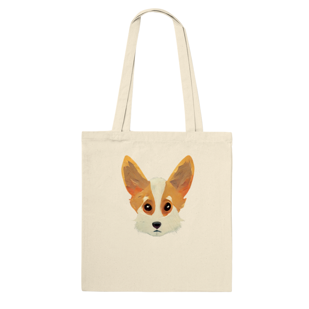 Cute Corgi Print Classic Tote Bag