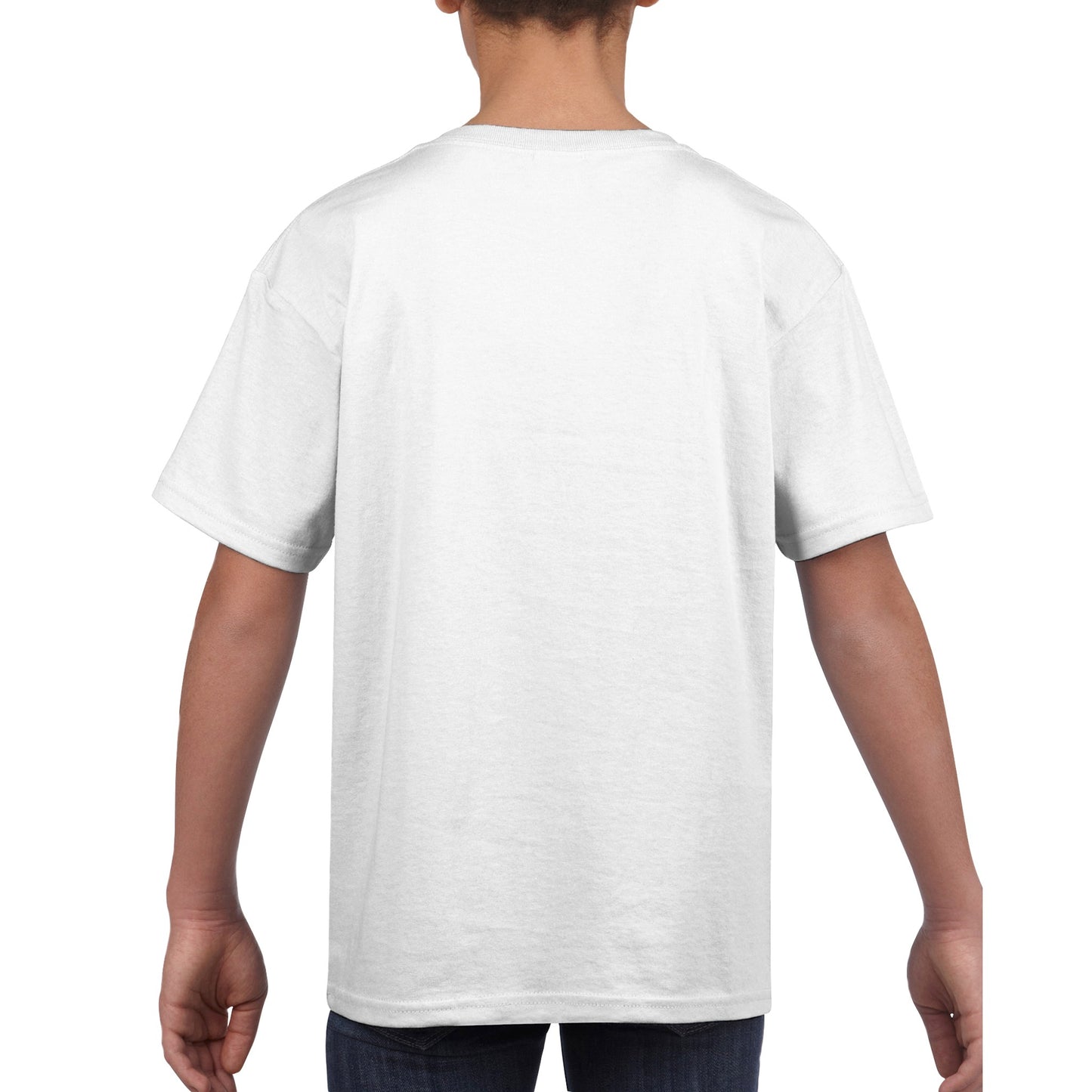 Robot playing the guitar Classic Kids Crewneck T-shirt