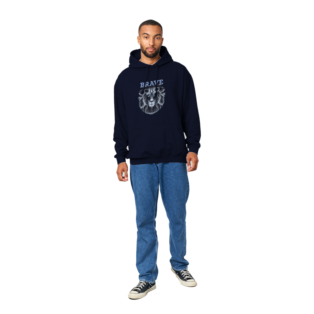 Brave Lion Premium Unisex Pullover Hoodie