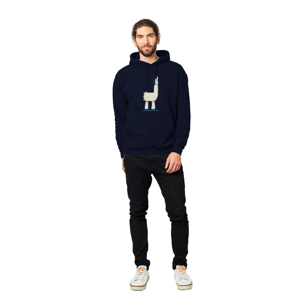 Cute Llama Premium Unisex Pullover Hoodie