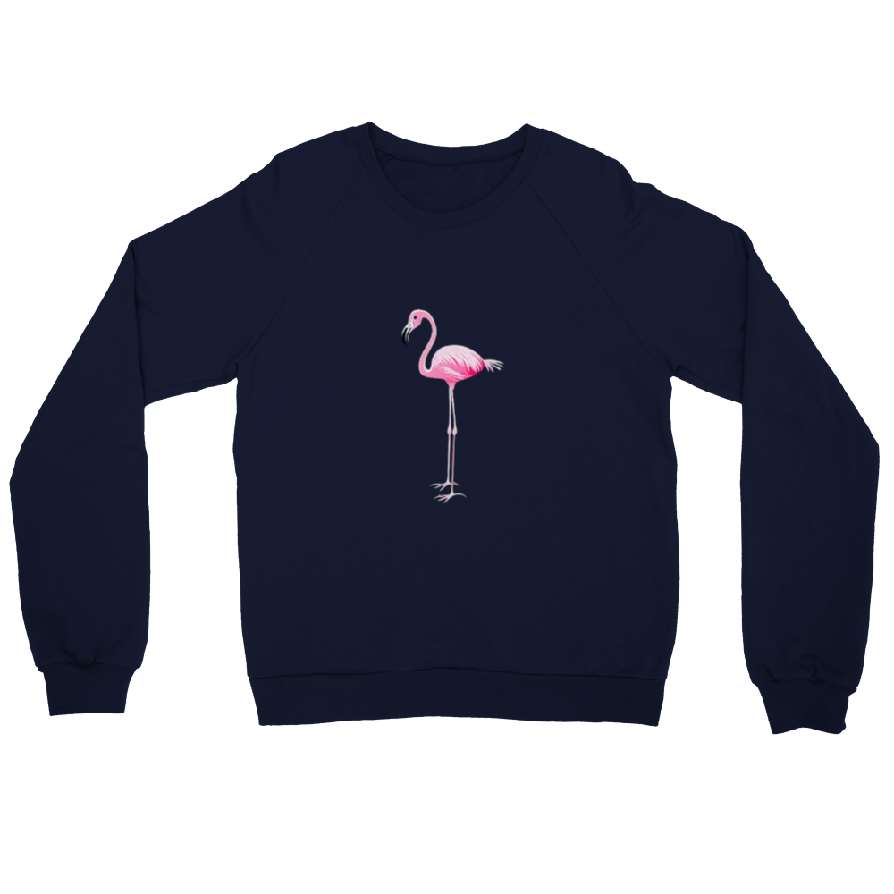 Pink Flamingo Premium Unisex Crewneck Sweatshirt
