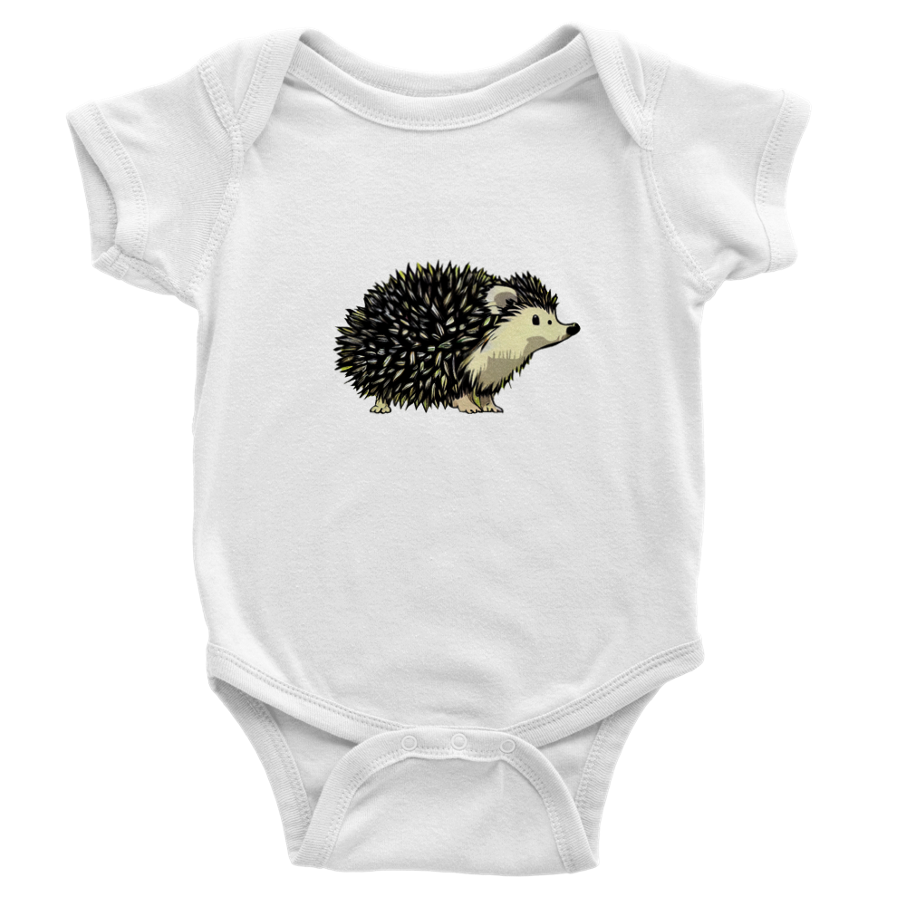 Cute Hedgehog Classic Baby Short Sleeve Onesies