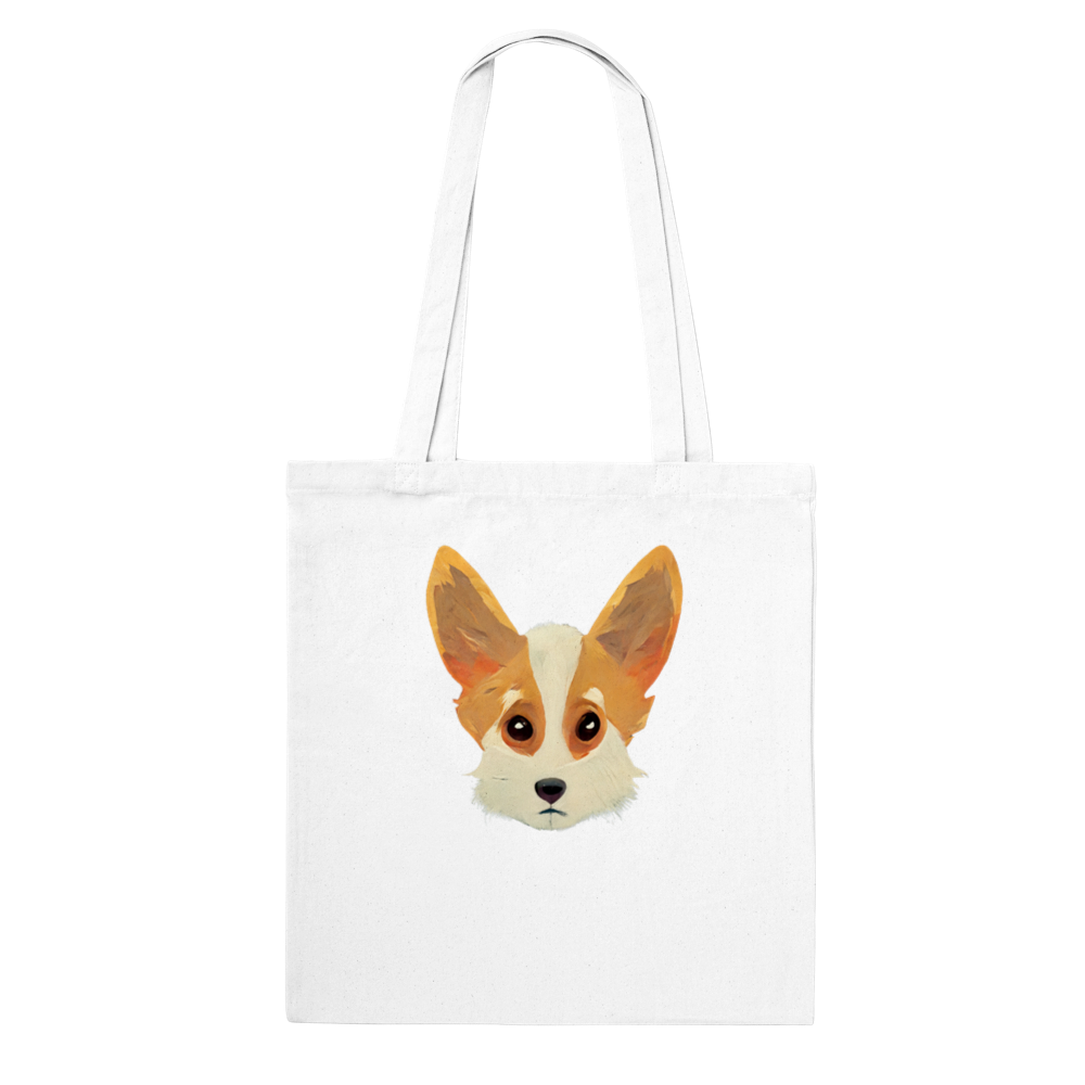 Cute Corgi Print Classic Tote Bag
