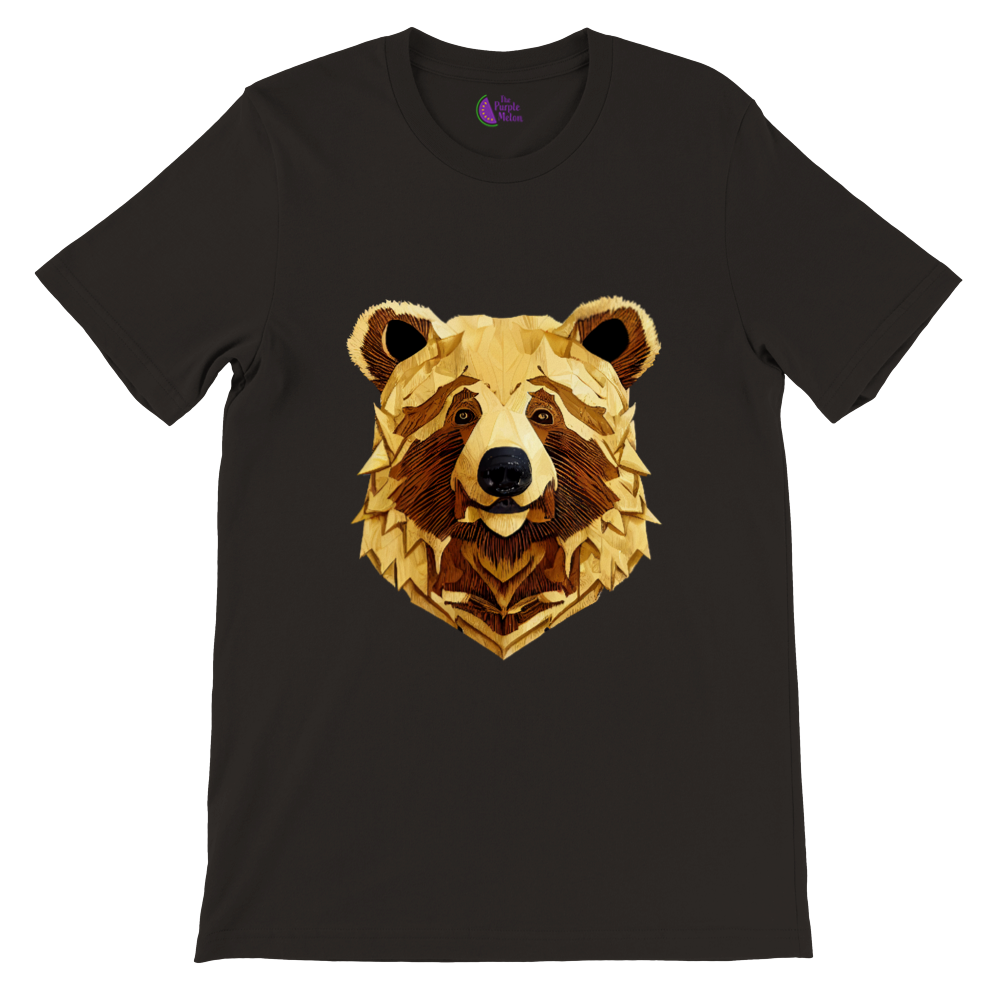 Black t-shirt with bear print