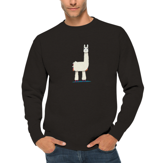 Cute Llama Premium Unisex Crewneck Sweatshirt