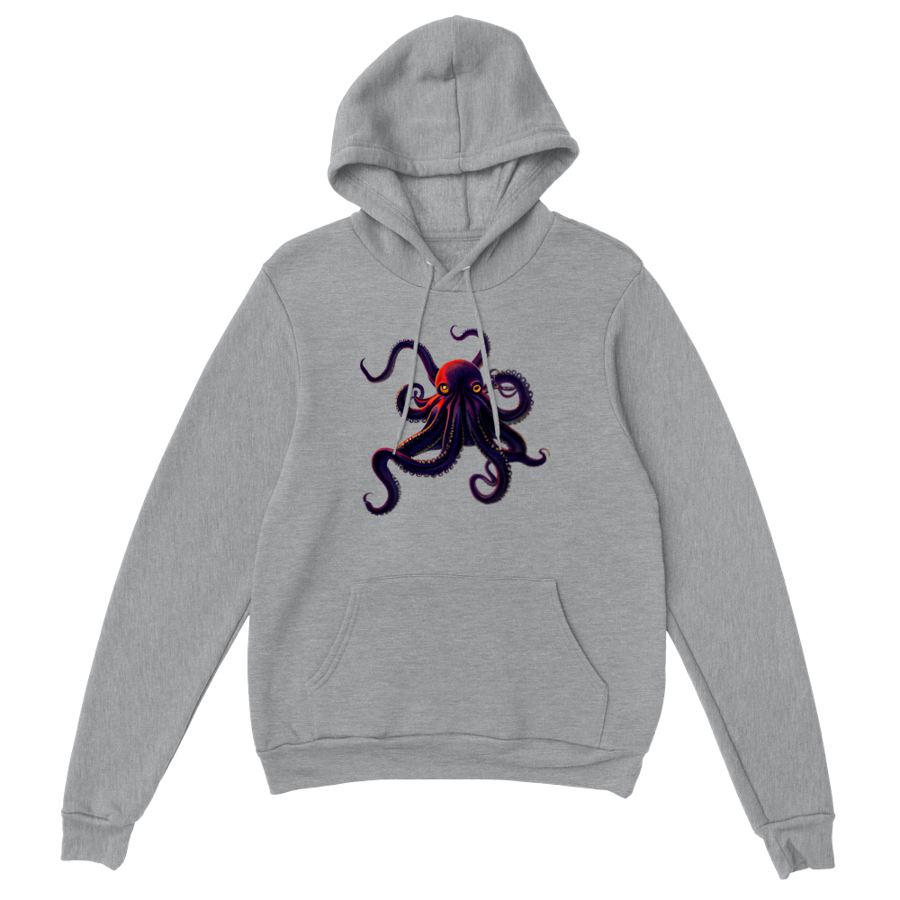Octopus Print Premium Unisex Pullover Hoodie