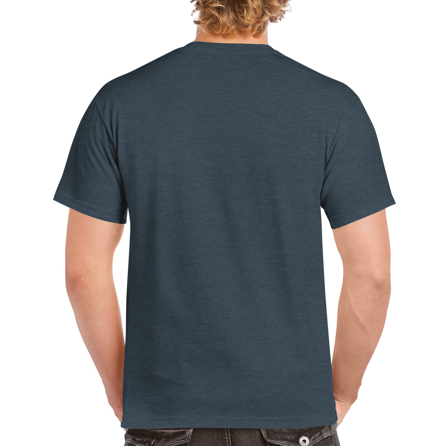 T-Rex Playing some Burning Drums Heavyweight Unisex Crewneck T-shirt