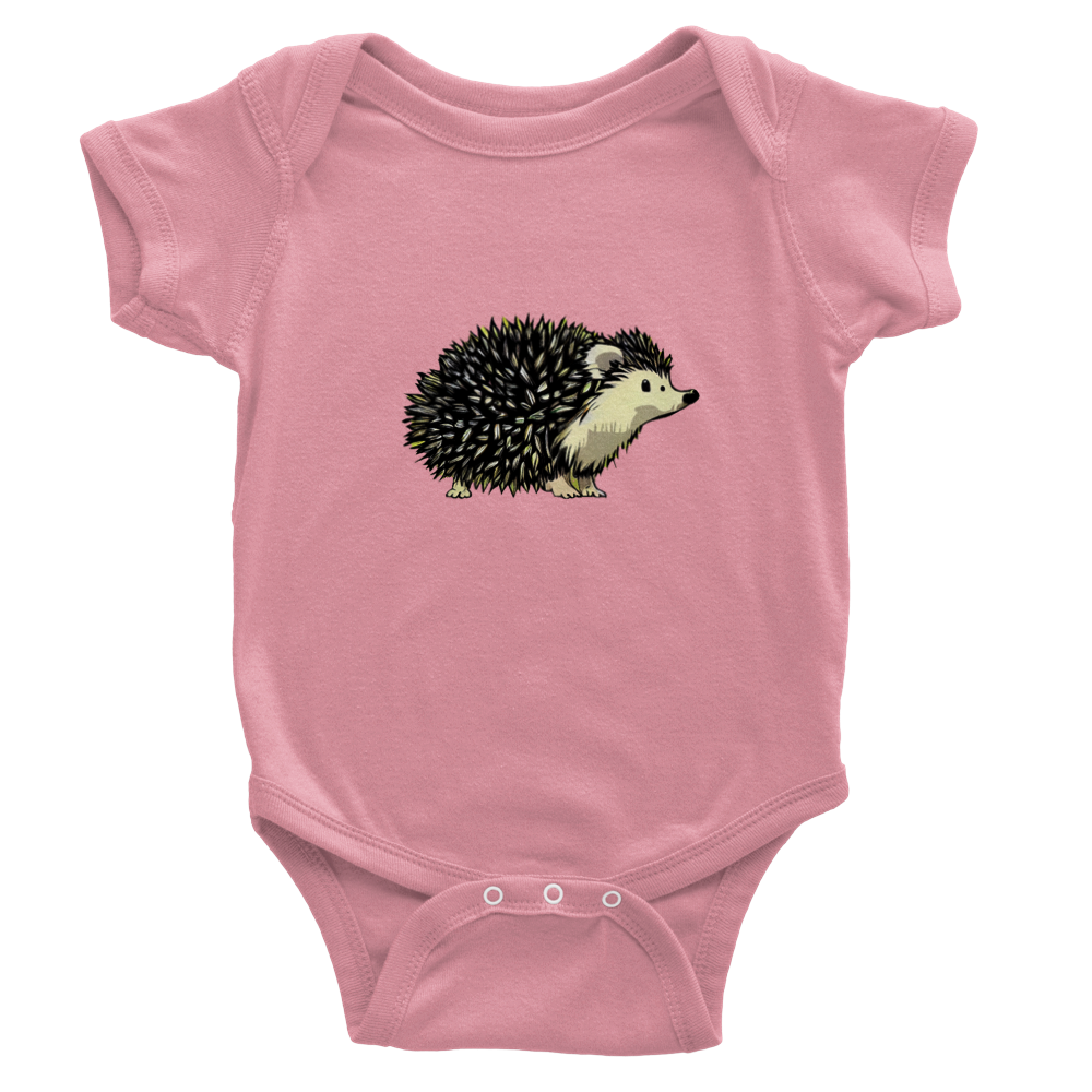 Cute Hedgehog Classic Baby Short Sleeve Onesies