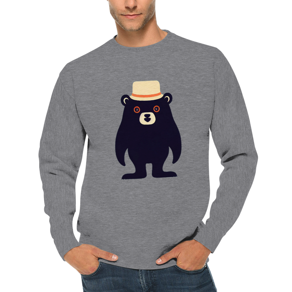 Cute Bear Premium Unisex Crewneck Sweatshirt