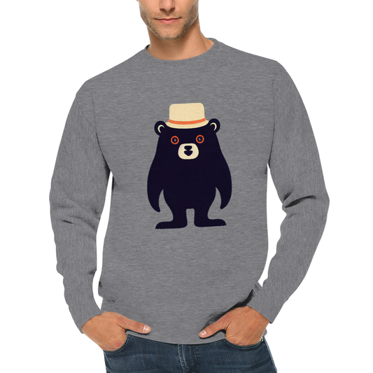 Cute Bear Premium Unisex Crewneck Sweatshirt