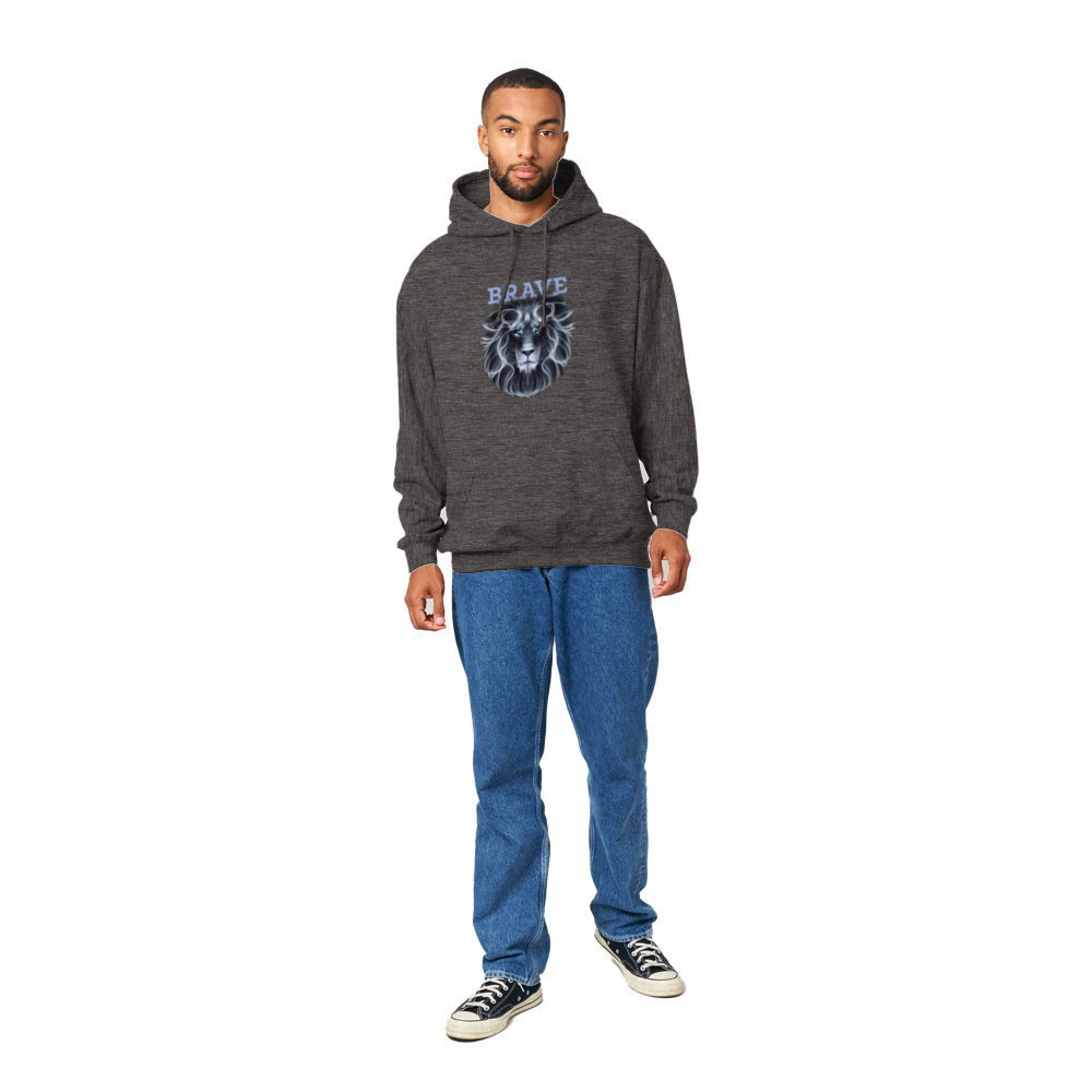Brave Lion Premium Unisex Pullover Hoodie