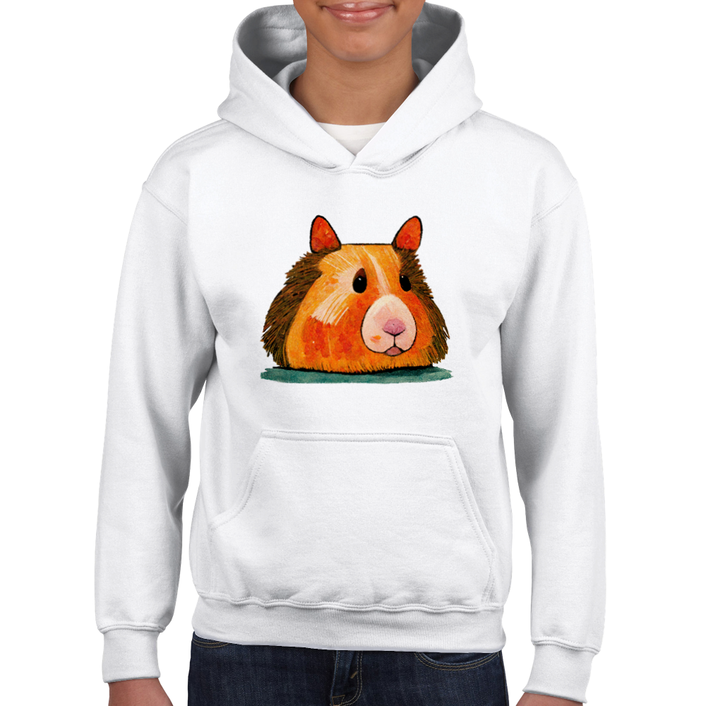 Cute Guinea Pig Classic Kids Pullover Hoodie