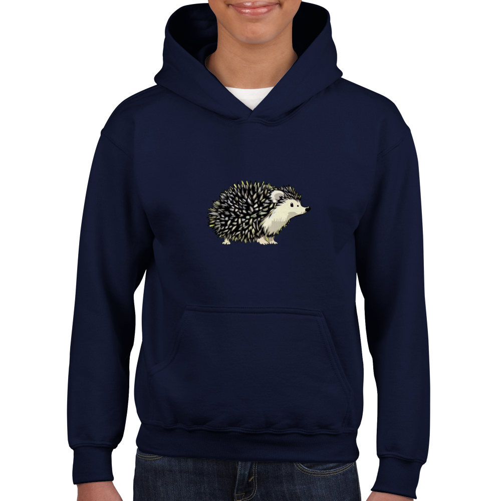 Cute Hedgehog Classic Kids Pullover Hoodie