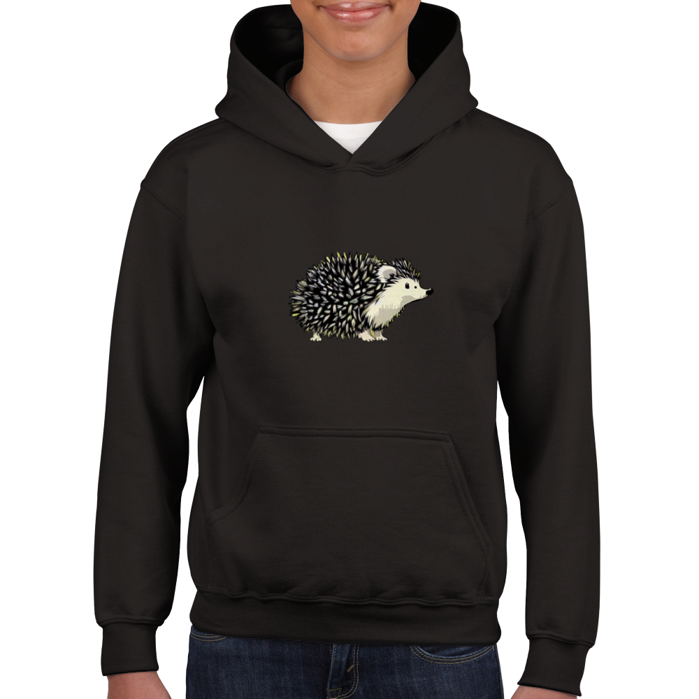 Cute Hedgehog Classic Kids Pullover Hoodie