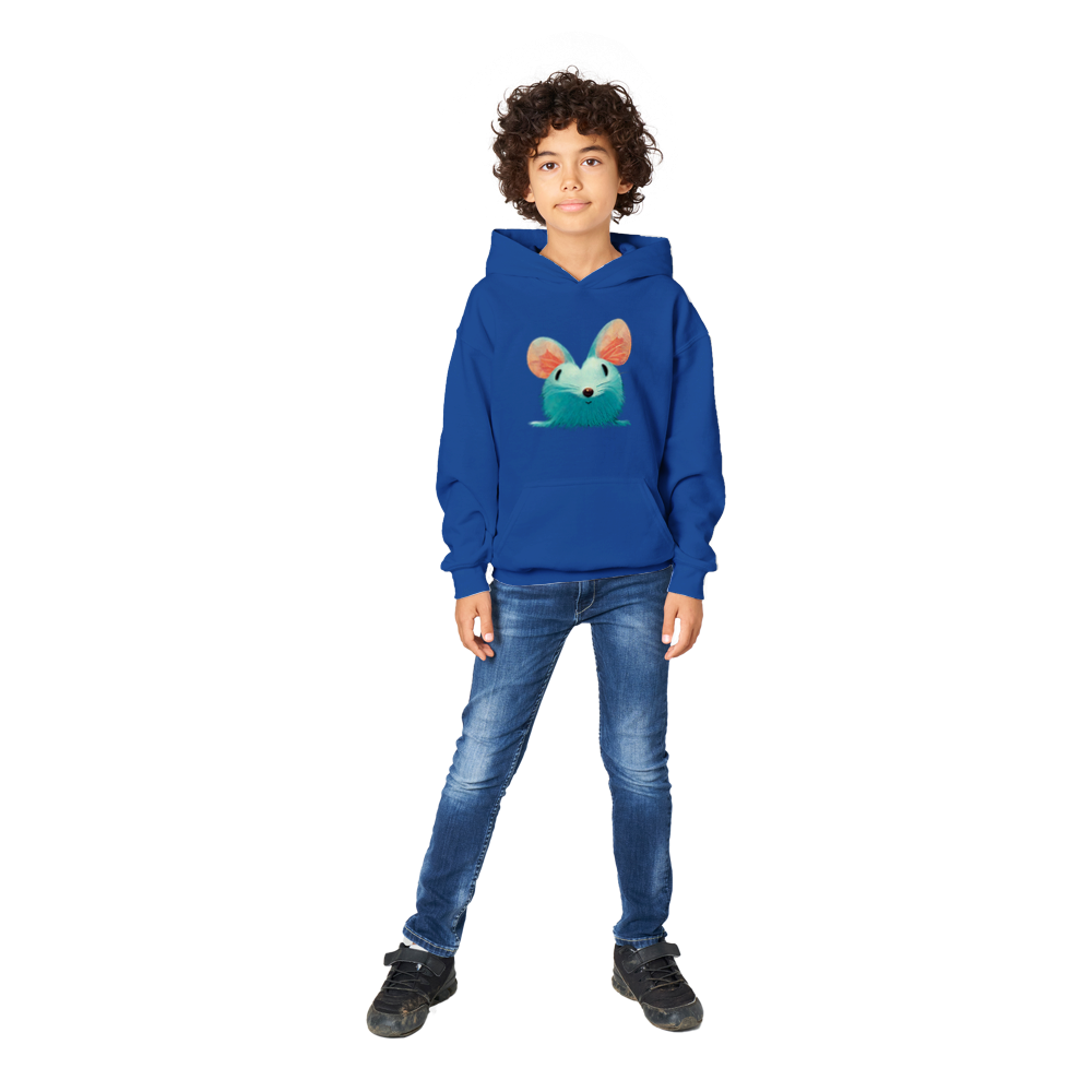 Cute Mouse Classic Kids Pullover Hoodie