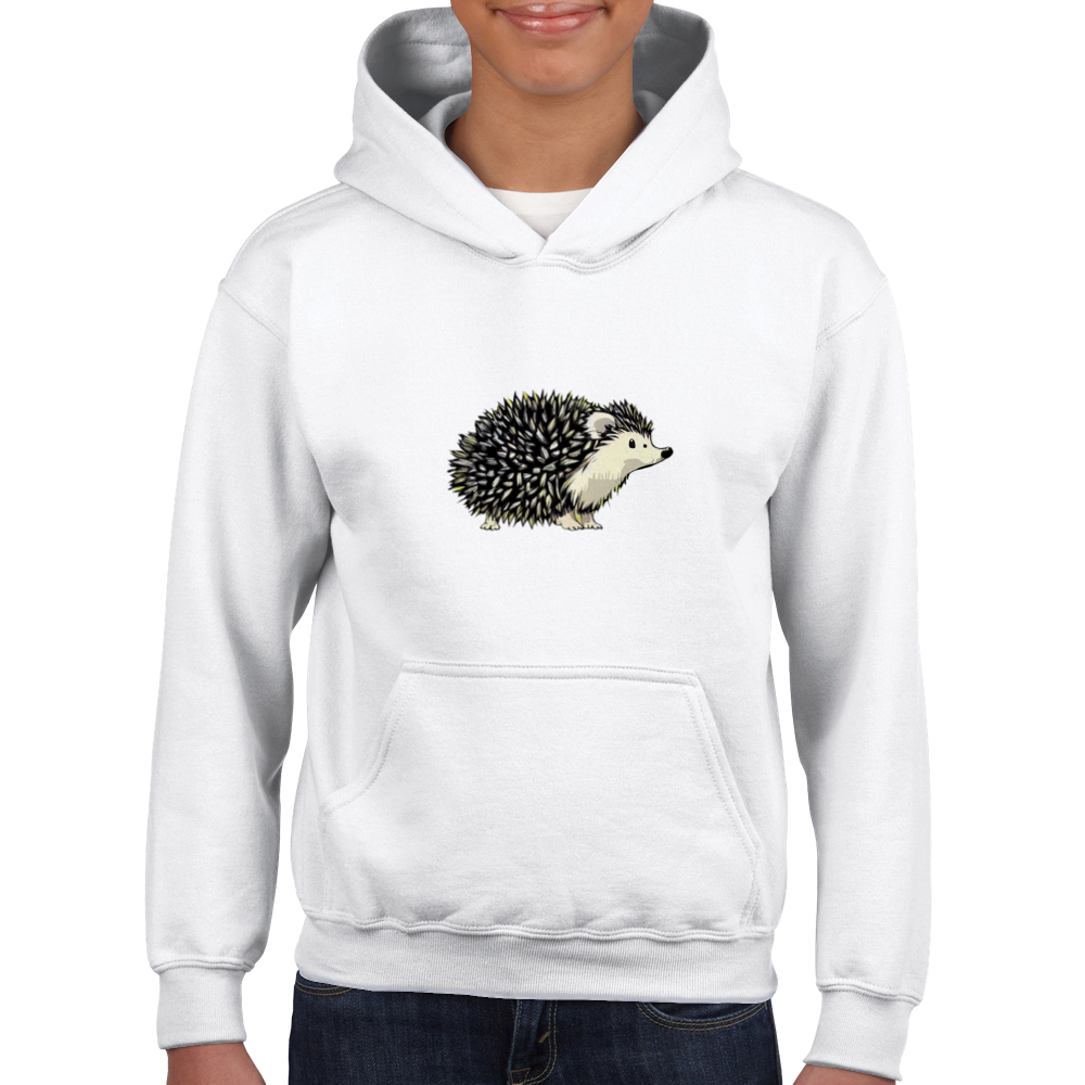 Cute Hedgehog Classic Kids Pullover Hoodie
