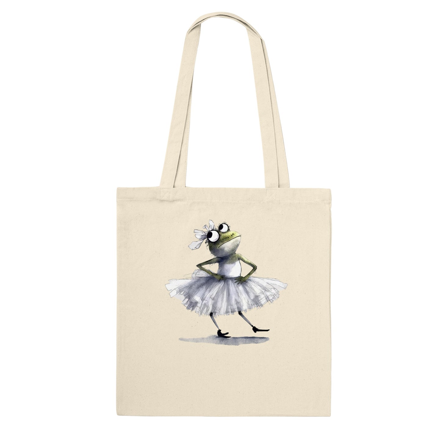 Frog in a Tutu Ballet Dancer Classic Tote Bag