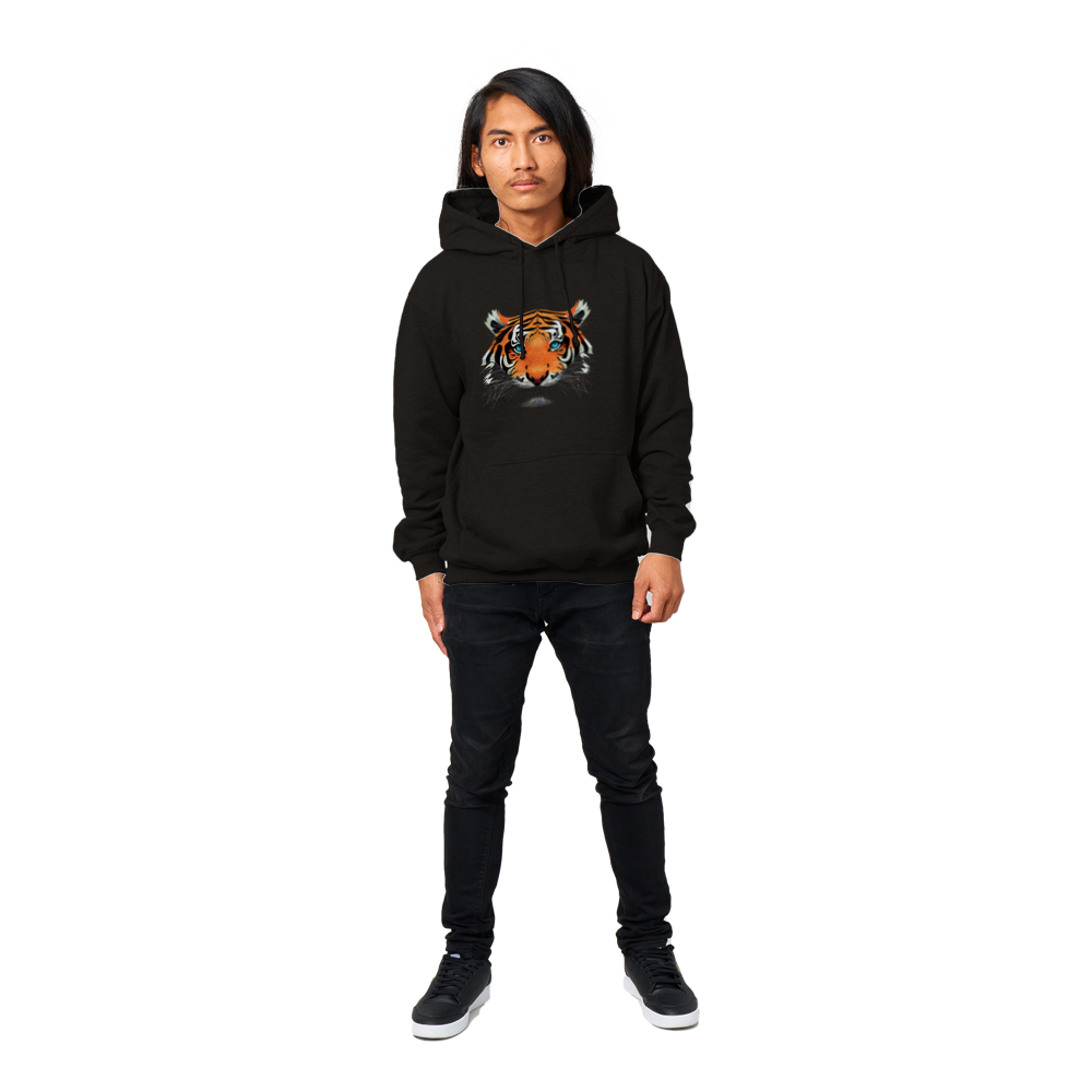 Tiger Print Premium Unisex Pullover Hoodie
